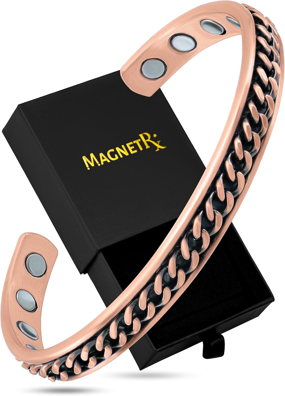 Twisted Magnetic Copper Cuff – Balance, Energy & Style
