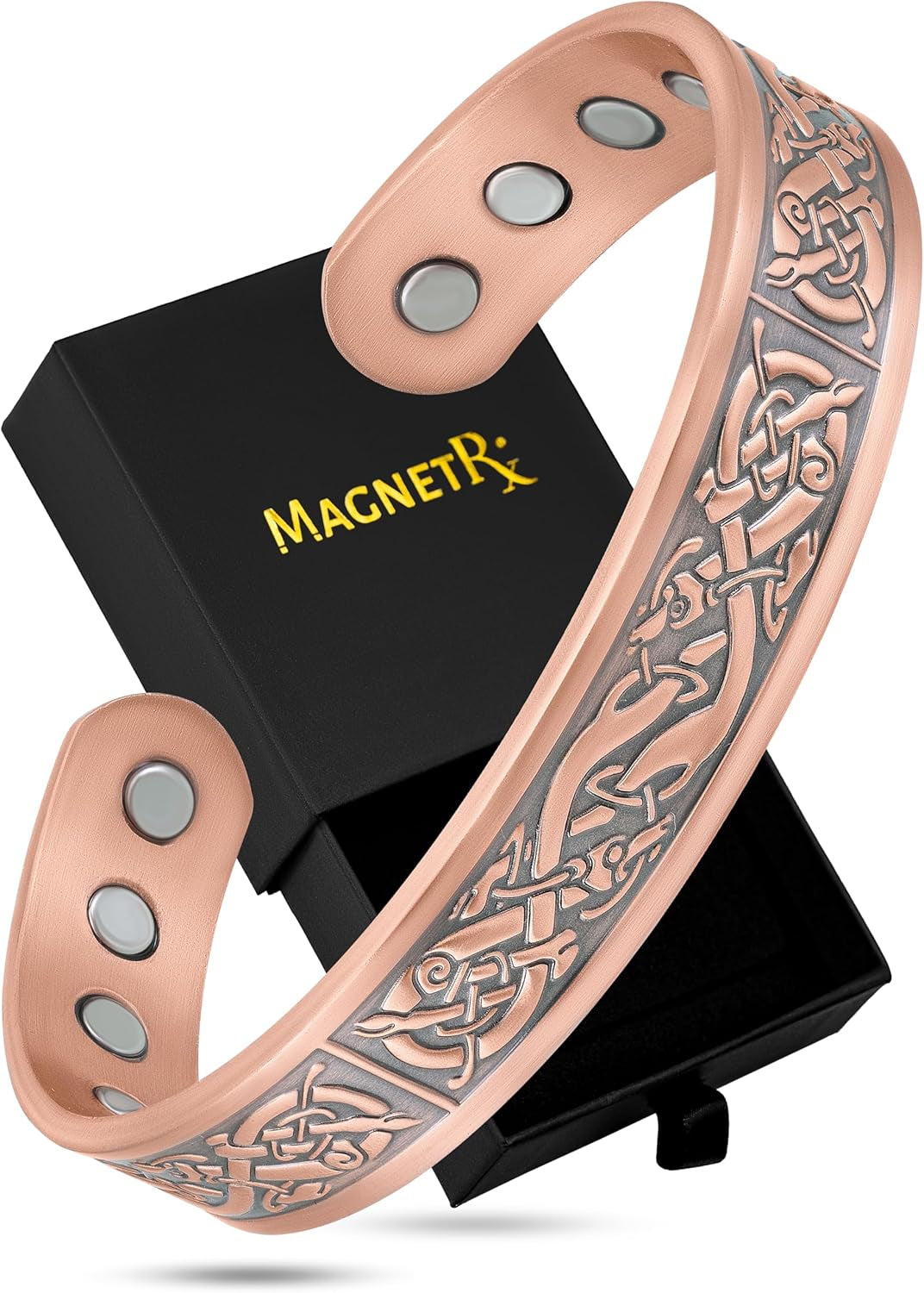 Twisted Magnetic Copper Cuff – Balance, Energy & Style