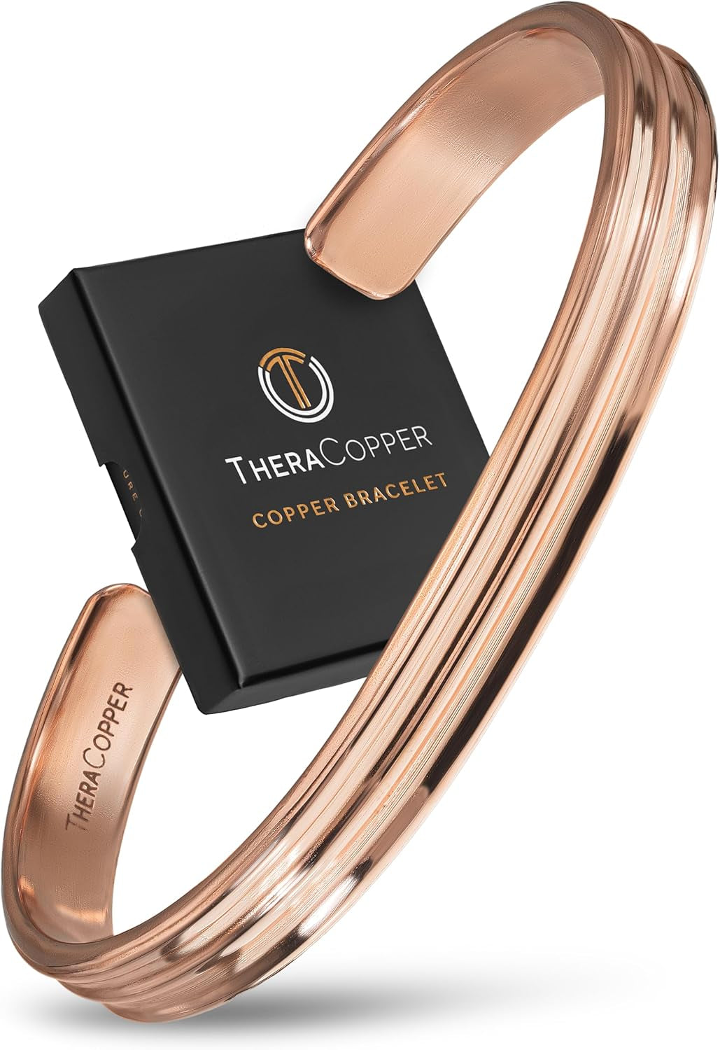 Handmade Pure Copper Bracelet Cuff — Authentic Tibetan Bangle for Men & Women