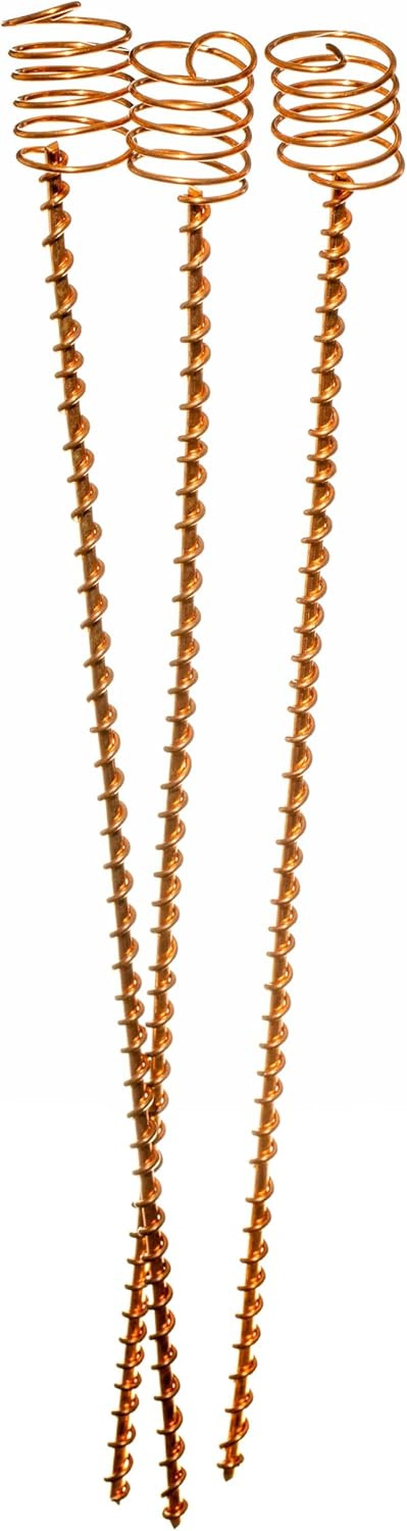 Handmade Pure Copper Plant Stakes – 18" Electroculture Energy Amplifiers (5 Pcs)