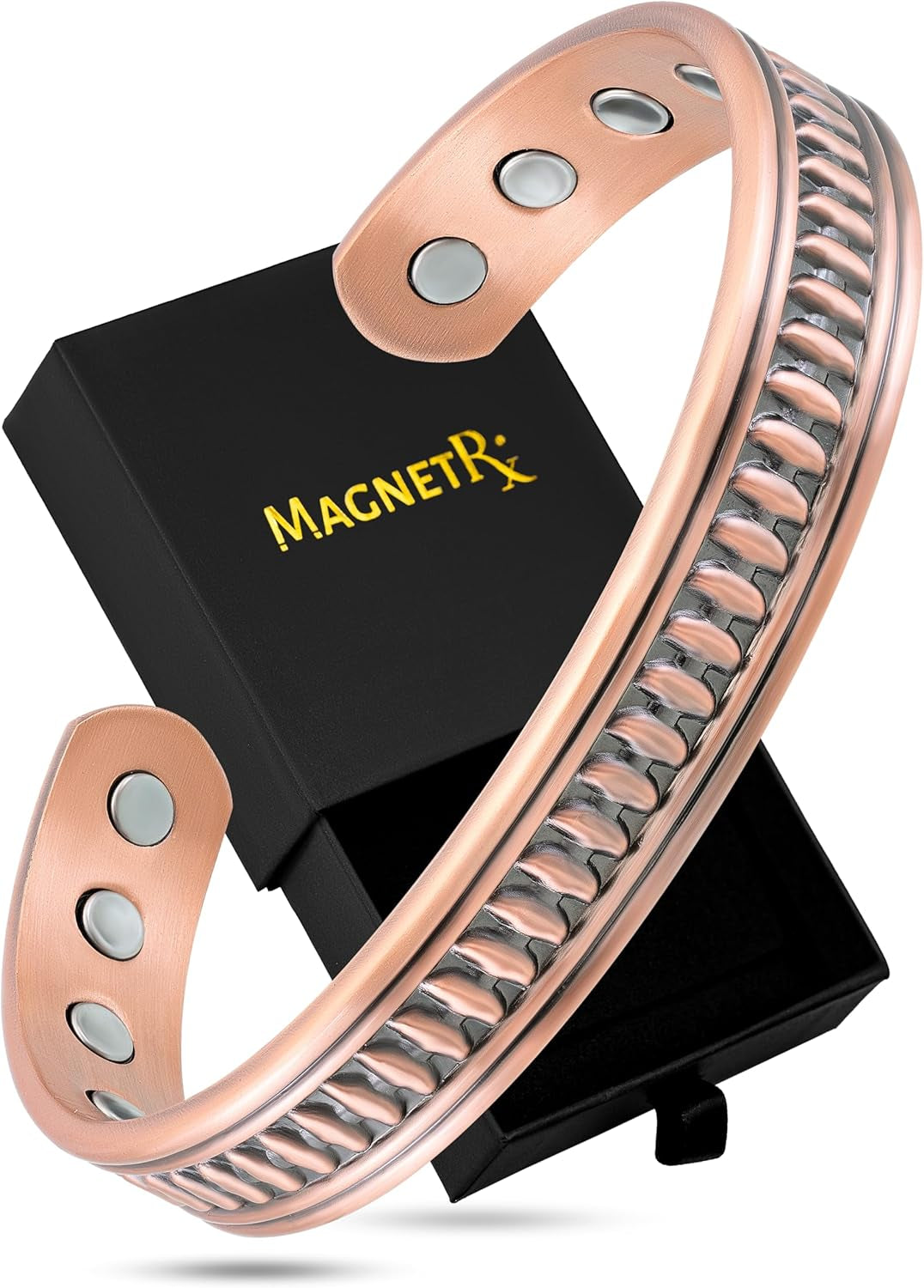 Twisted Magnetic Copper Cuff – Balance, Energy & Style