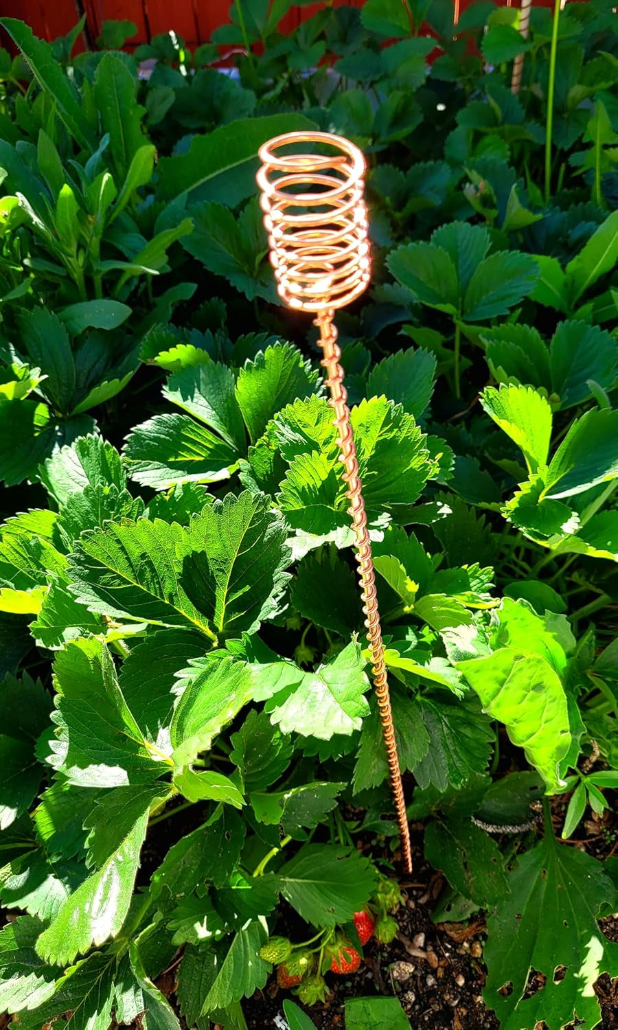 Handmade Pure Copper Plant Stakes – 18" Electroculture Energy Amplifiers (5 Pcs)