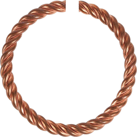 Tensor Bracelet β Handmade Solid Copper Twisted Bangle