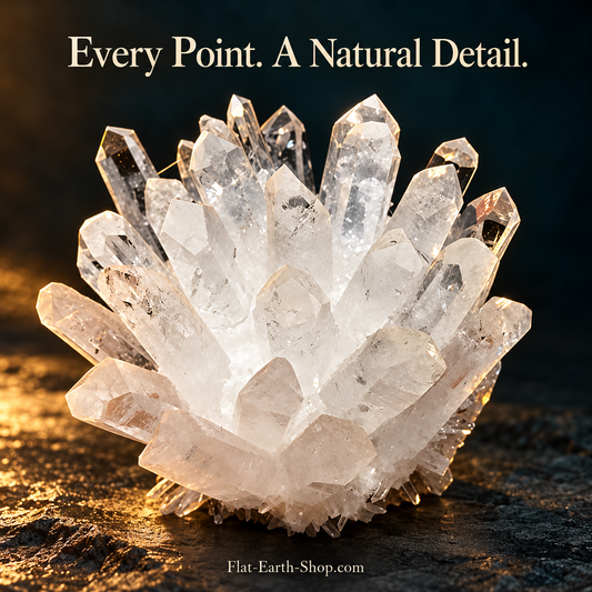 Raw Clear Quartz Cluster — Approximately 400–500g — complementary dark product view