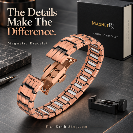 Magnetic Copper Bracelet — Adjustable Link Design