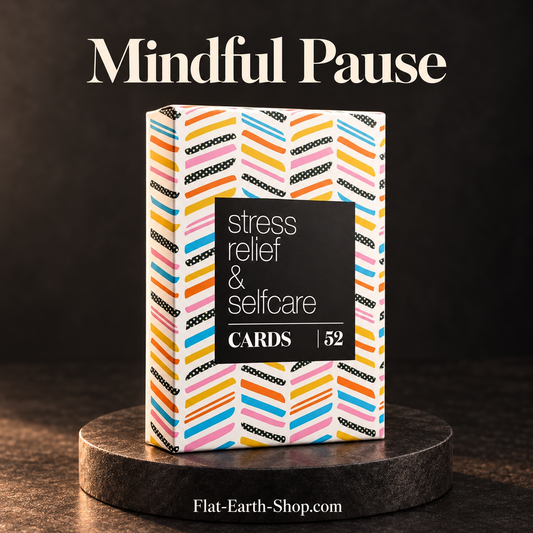 Mindfulness & Self-Care Cards — Mindful Pause | 52 Exercises — dark studio view 1
