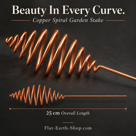 Copper Spiral Electroculture Antennas — 6 Pack
