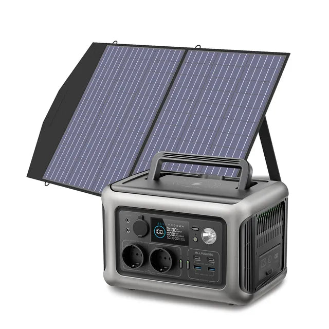 ALLPOWERS R600 Portable Power Station: 600W Life-Saving Backup for Home and Outdoors with Optional Solar Panel
