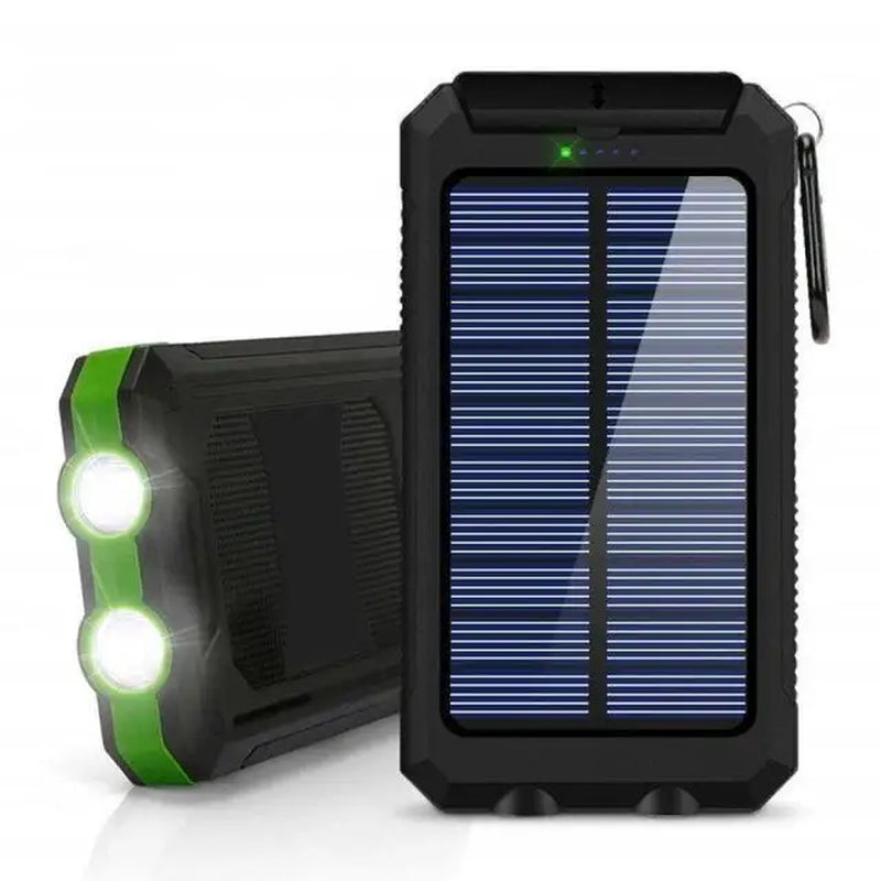 Solar Power Bank 80,000mAh – Ultra-High Capacity Portable Charger with LED Flashlight & Solar Charging