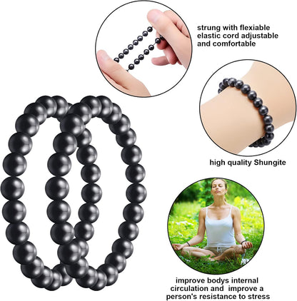 Shungite Protection Bracelet Set
