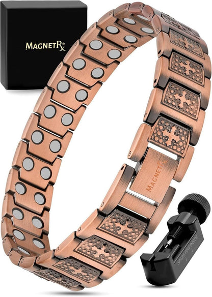 EllipseMAX Magnetic Copper Bracelet — 5,000 Gauss Strength
