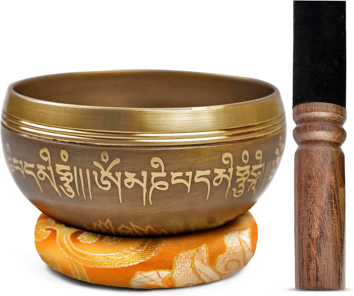 Tibetan Singing Bowl — Magenta Moment | 3.5 Inch