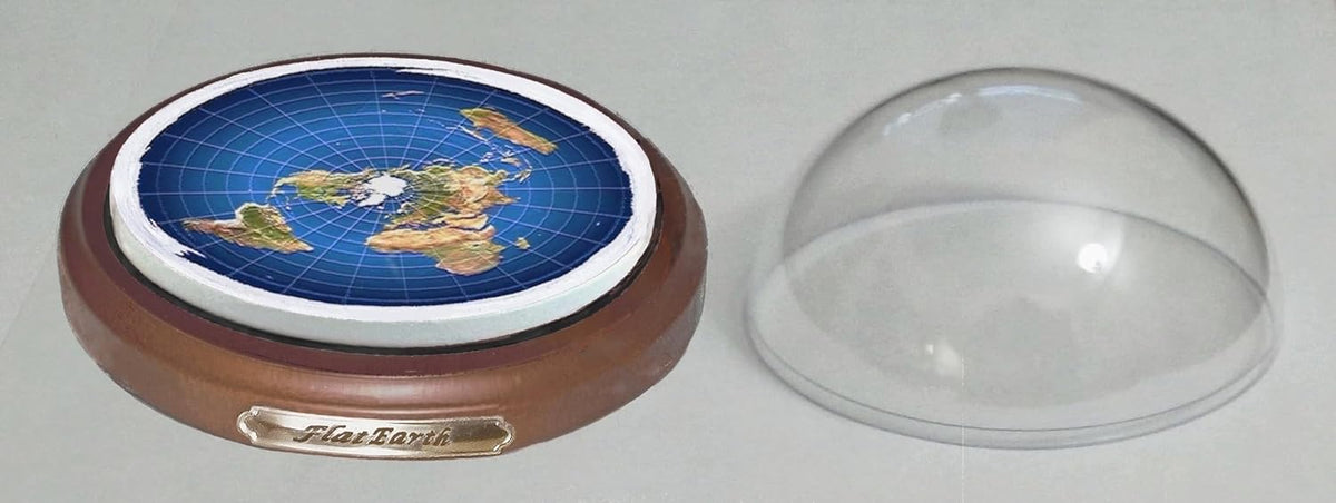 Flat Earth Map Dome Display Model