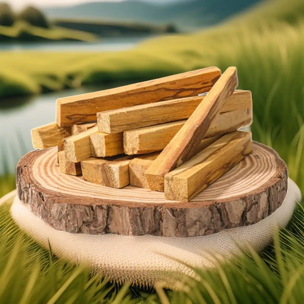 Palo Santo Natural Incense Sticks — High-Resin Aromatherapy for Meditation, Cleansing & Sacred Rituals