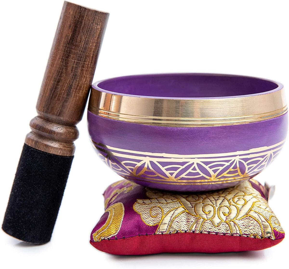 Tibetan Singing Bowl — Magenta Moment | 3.5 Inch