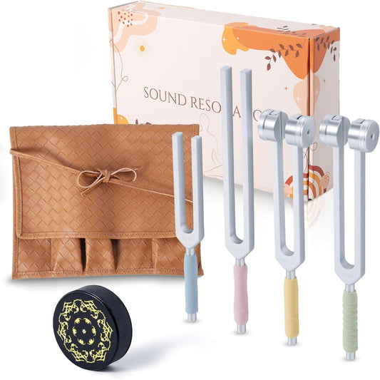 Tuning Forks for Healing – 4 Frequency Chakra Set