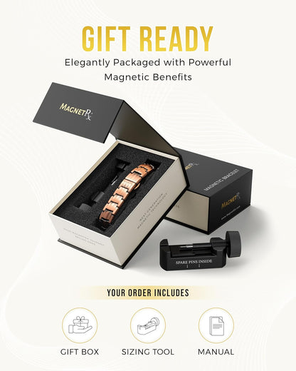 EllipseMAX Magnetic Copper Bracelet — 5,000 Gauss Strength