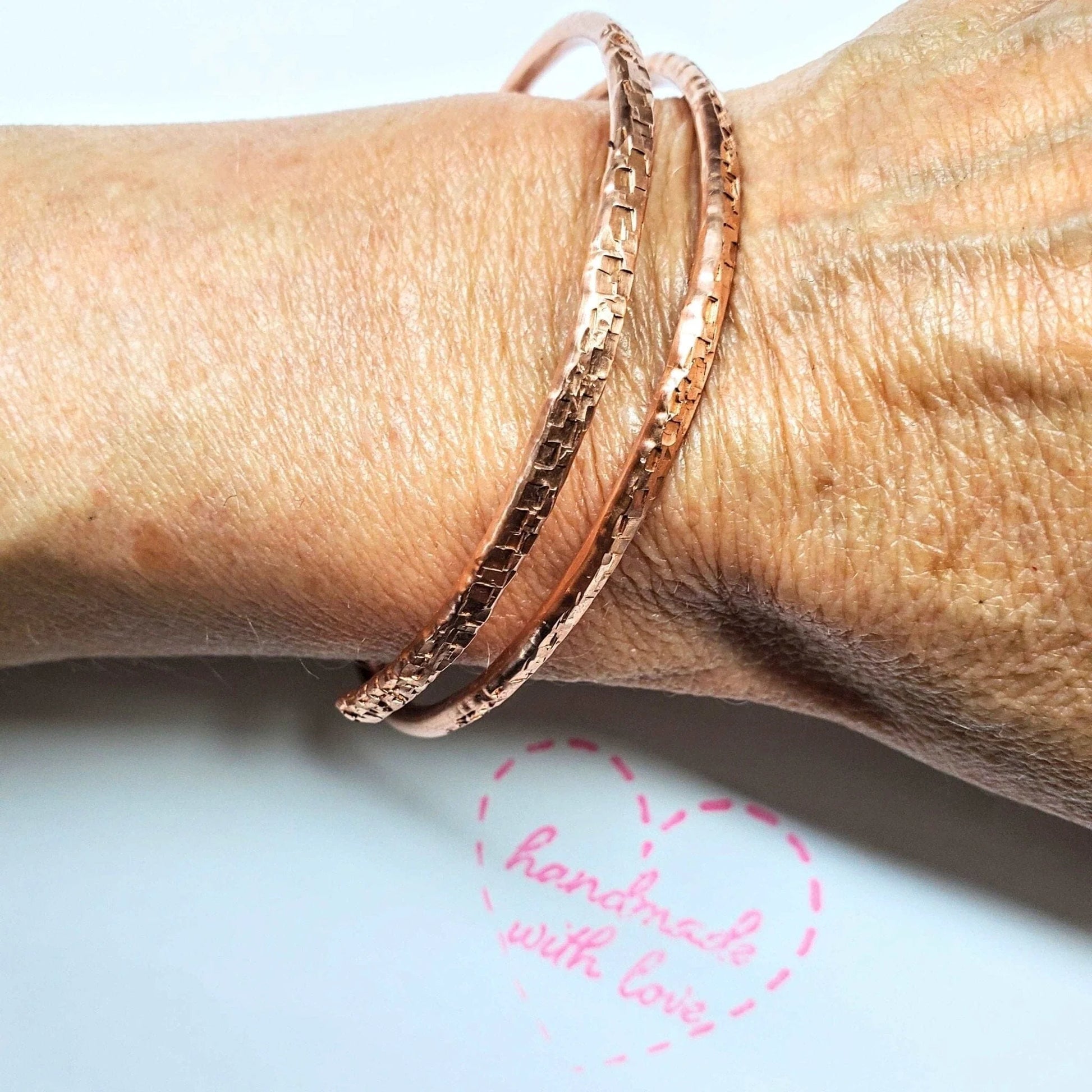 Full Overlap Copper Bangle