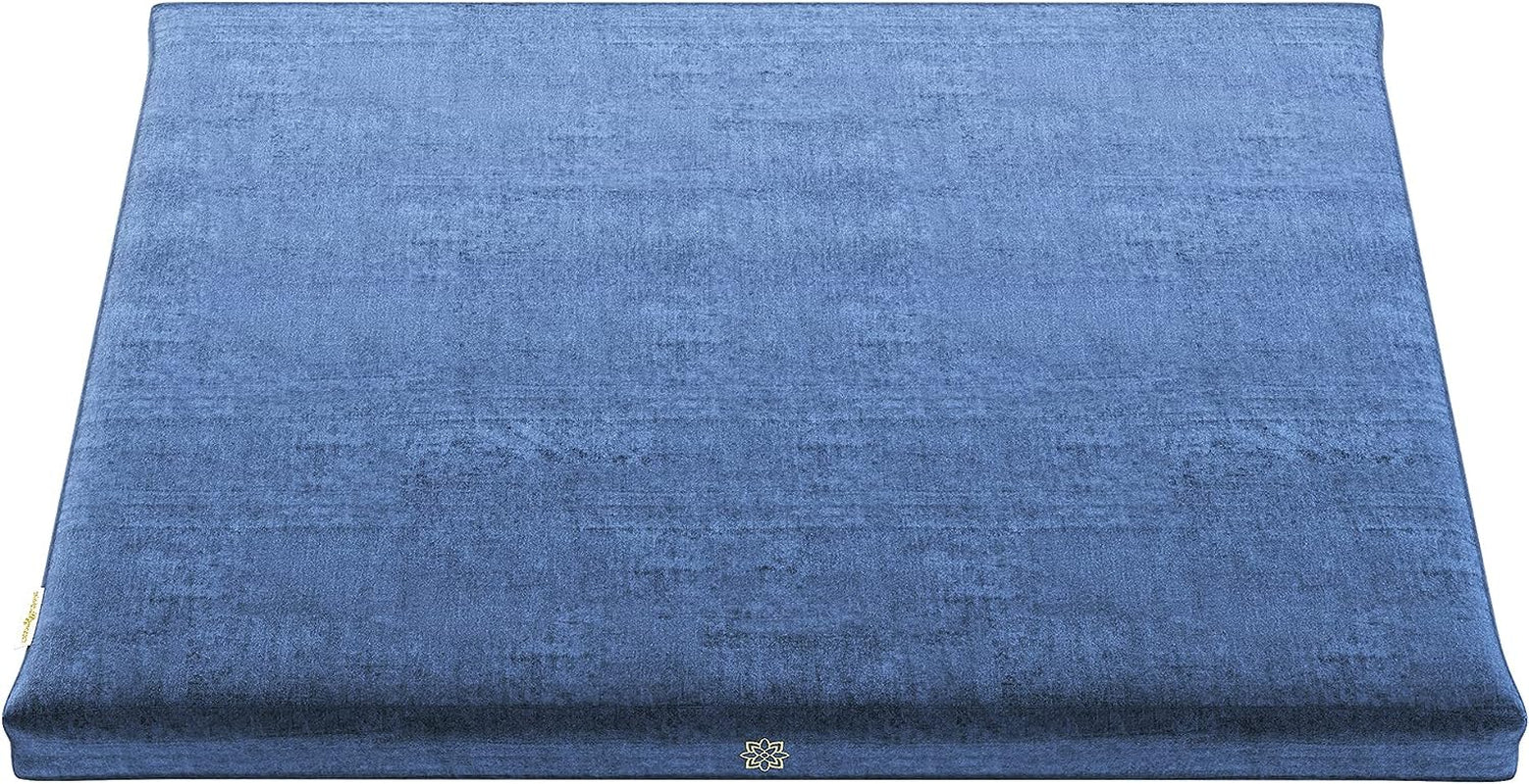 Mindful & Modern Zabuton Meditation Mat — Cotton-Filled Floor Cushion