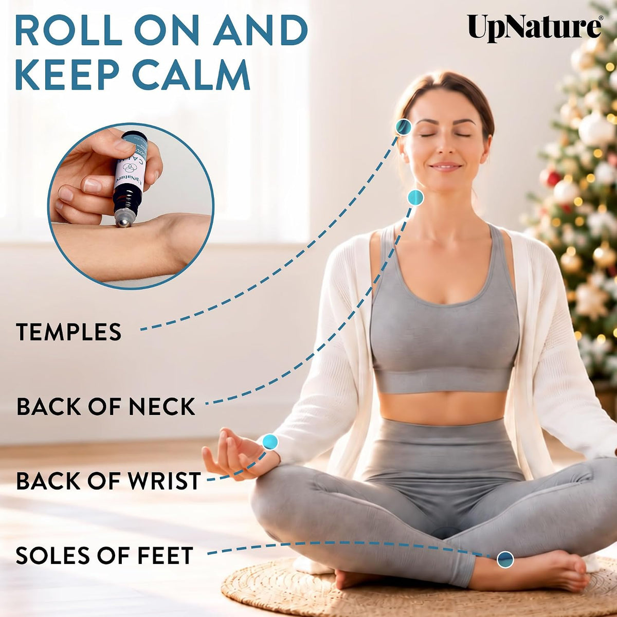 UpNature Calm Essential Oil Roll-On — Pocket Aroma | 10 ml
