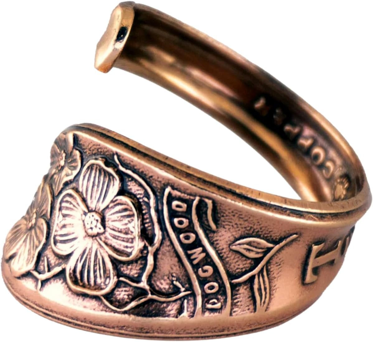 Copper Spoon Ring — Dogwood Story | Adjustable