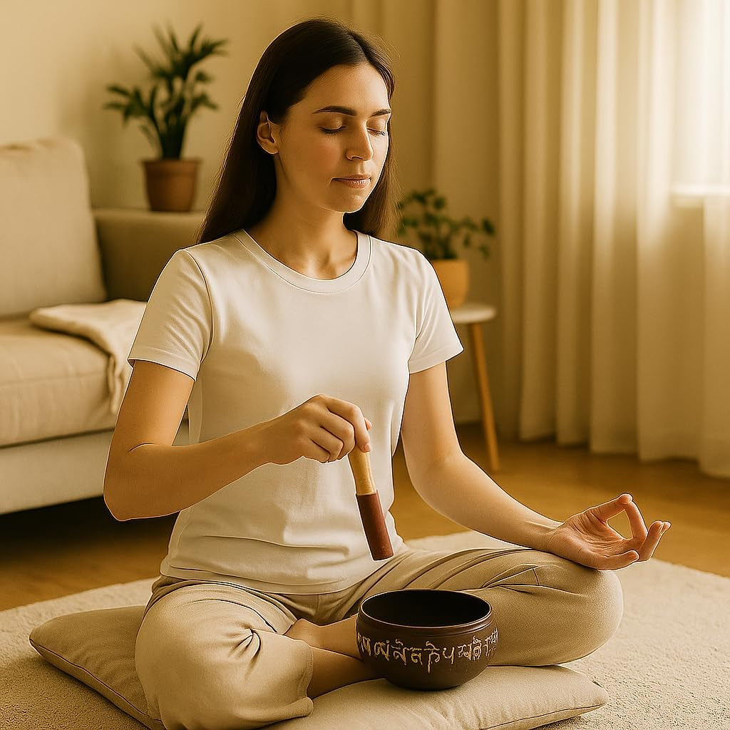 Tibetan Singing Bowl — Earth Song | Brown