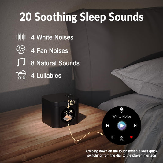 Singing Bowl & Sleep Sound Machine — 19 Tibetan Bowl Sounds with Breathing Trainer & Sleep Therapy