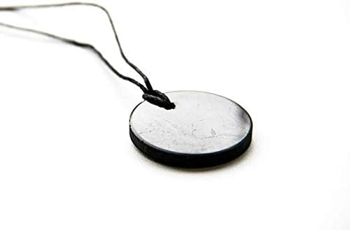Round Shungite Pendant Necklace