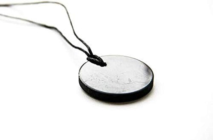 Round Shungite Pendant Necklace