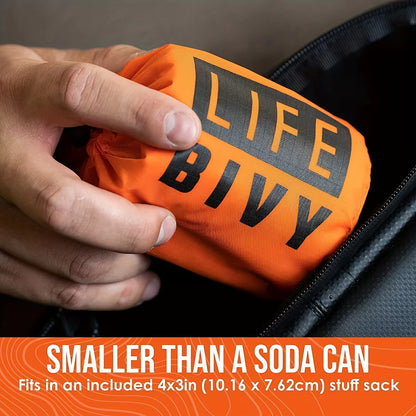 Emergency Survival Sleeping Bag — Waterproof Thermal Bivy Sack for Outdoor Rescue, Camping & Crisis Readiness
