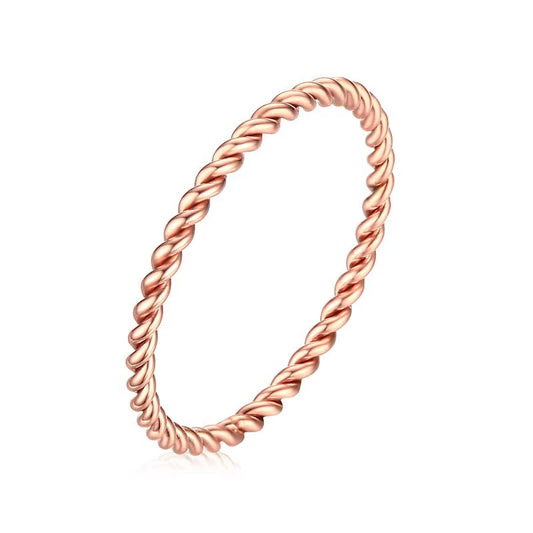 Copper Tensor Energy Ring – Stylish Twist Design for Wellness