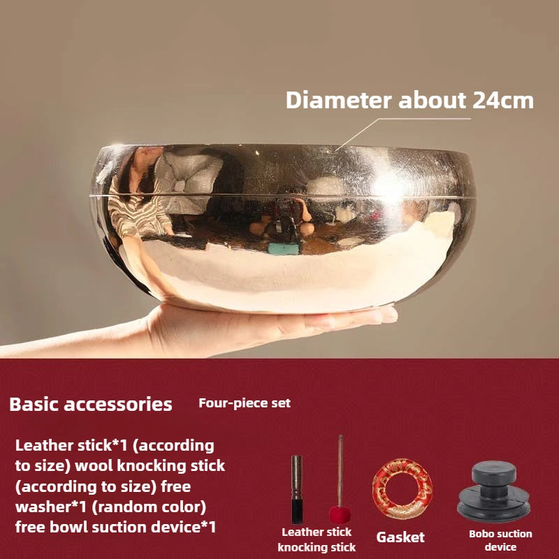 Nepalese Hand-Hammered Ringing Copper Singing Bowl — Sacred Tool for Sound Yoga & Movement Meditation