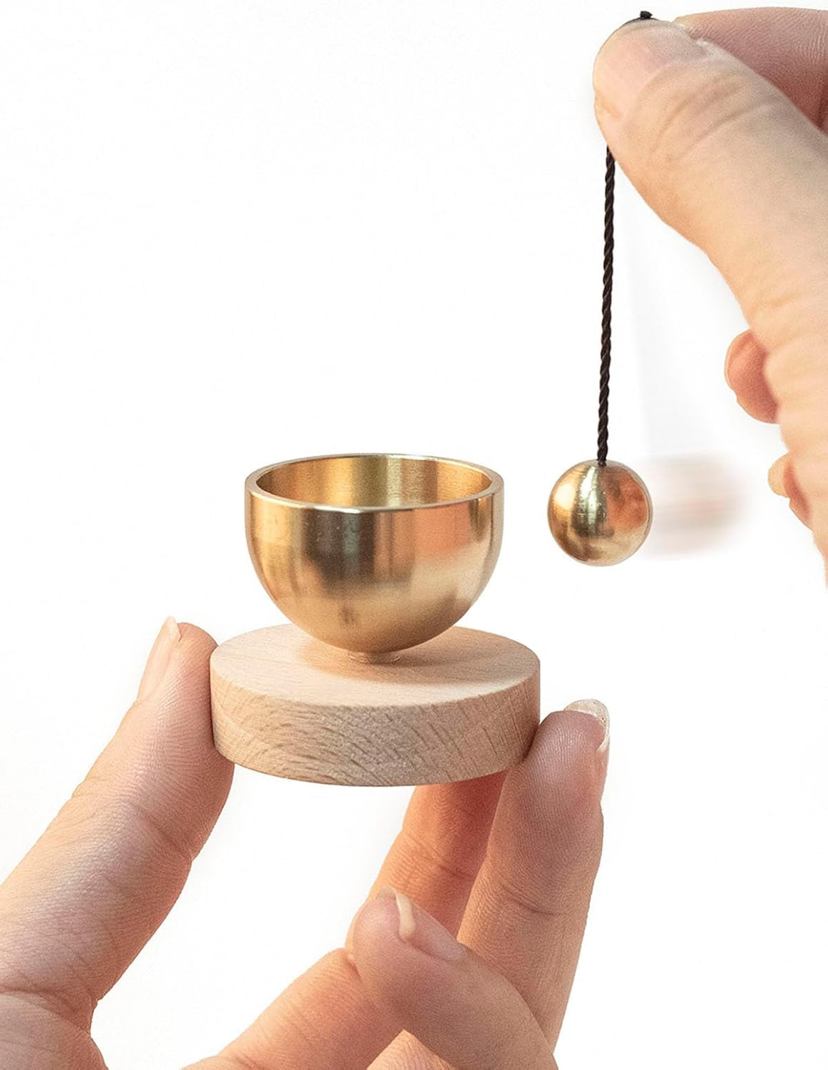 Mini Brass Singing Bowl — Pocket Pause | 4 cm