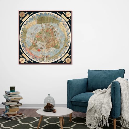 1587 Cornelius Map – Flat Earth North Pole