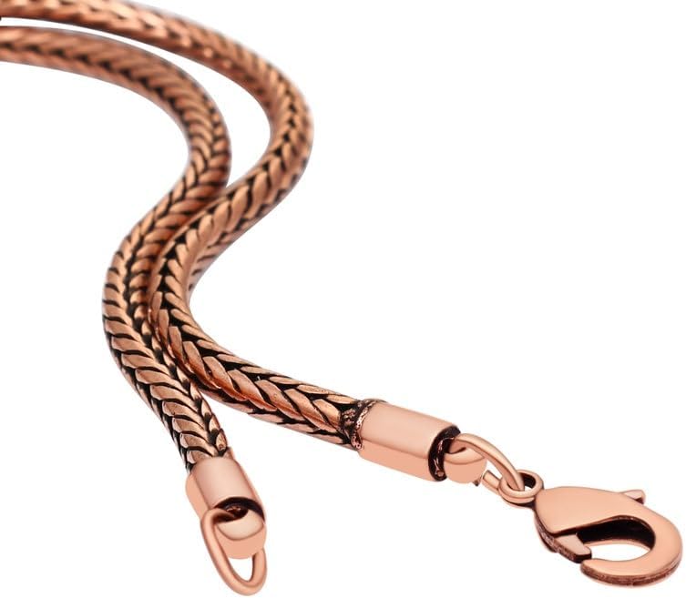 Pure Copper Chain Necklace — 16–32"