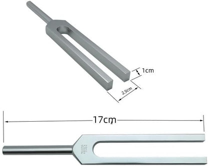 528 Hz Healing Tuning Fork Set with Reflex Hammer