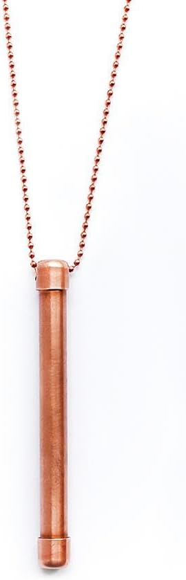 Copper Charm Necklace — 30"