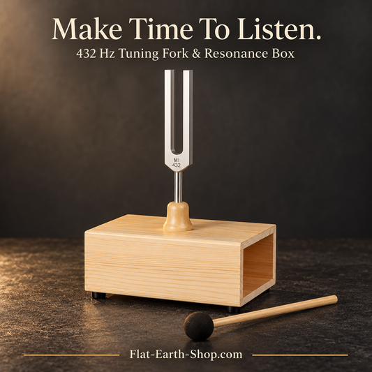 432Hz Tuning Fork Set — Resonance Box & Mallet