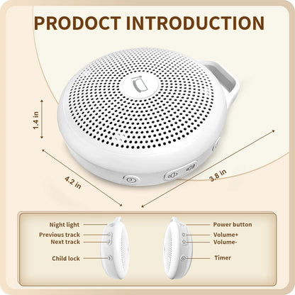 Portable Tibetan Singing Bowl Machine — 10 Authentic Healing Sounds with Light & Timer