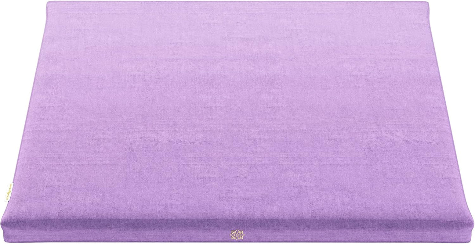 Mindful & Modern Zabuton Meditation Mat — Cotton-Filled Floor Cushion