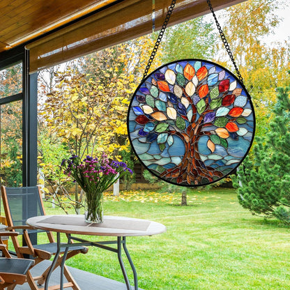 Tree of Life Glass Suncatcher — Tree of Color | 6.3 Inch