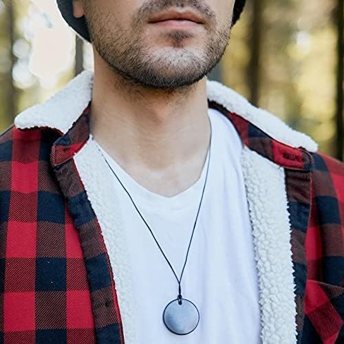 Round Shungite Pendant Necklace