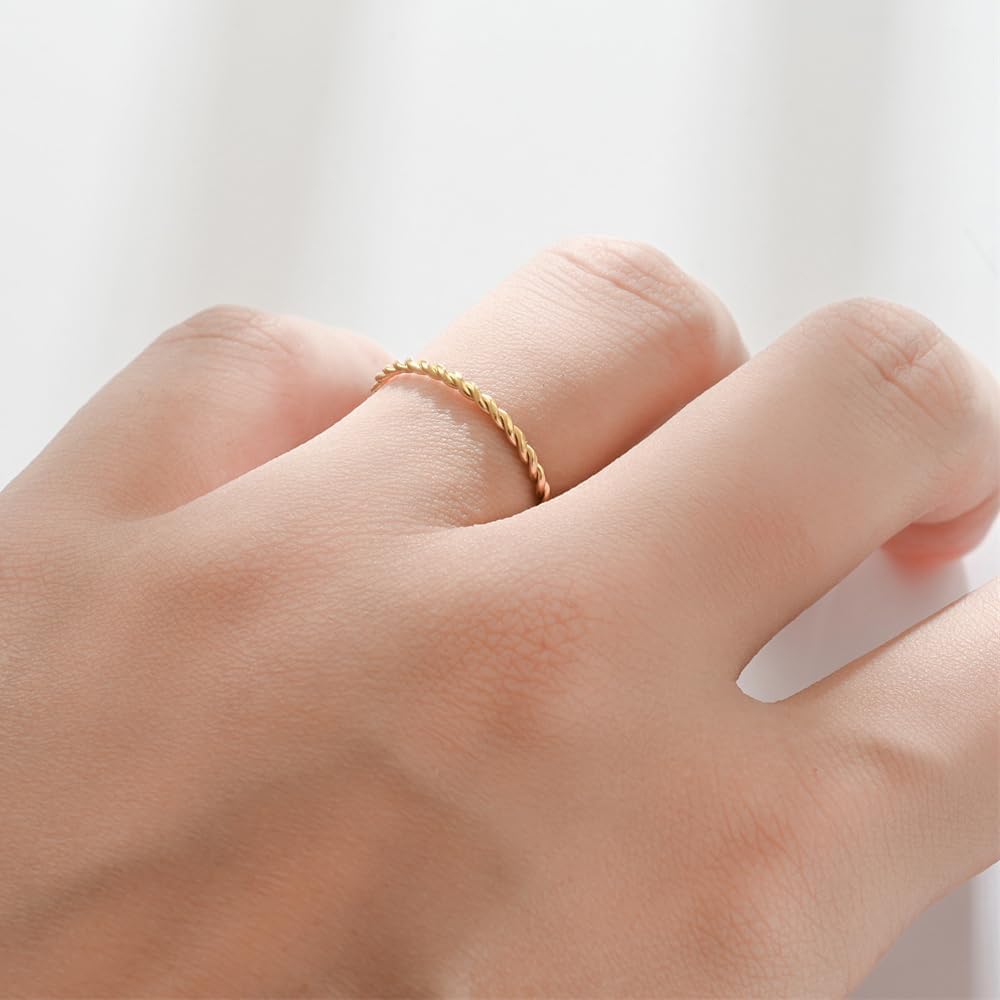 Pure Copper Tensor Ring — Twisted Design