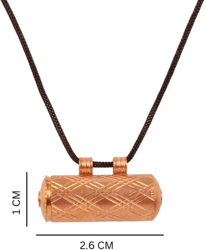 Pure Copper Taweez Amulet Necklace