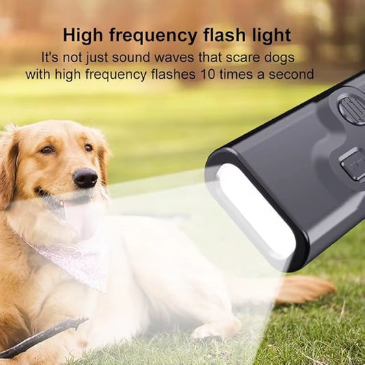 Barkguard Pro 2025 – Ultrasonic Anti-Barking Device with HD Display & LED Flashlight  Silence the Noise. Strengthen the Bond.