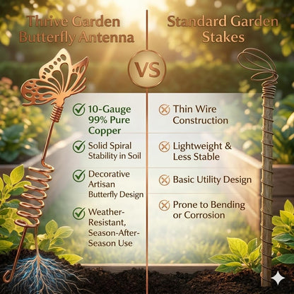 Copper Butterfly Garden Antennas — Butterfly Garden | Set of 3