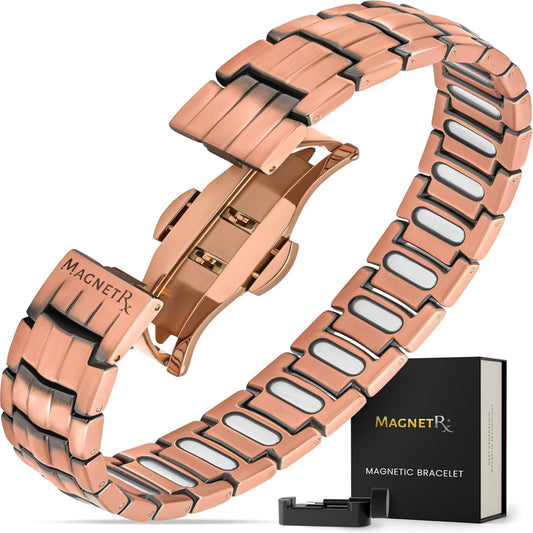 EllipseMAX Magnetic Copper Bracelet — 5,000 Gauss Strength