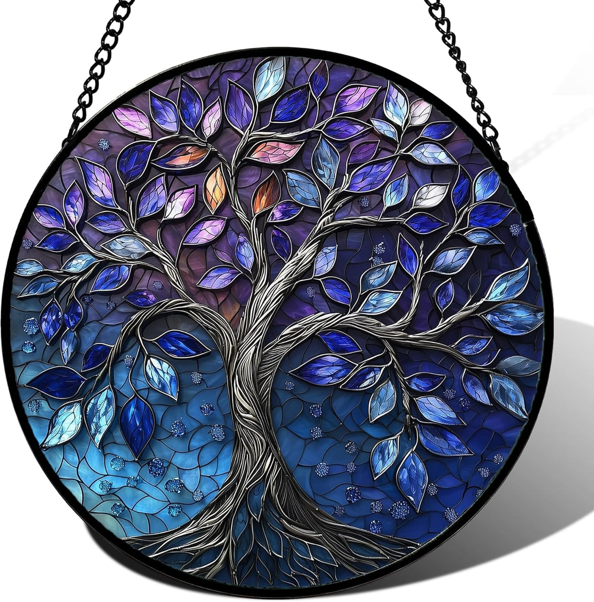 Tree of Life Glass Suncatcher — Tree of Color | 6.3 Inch