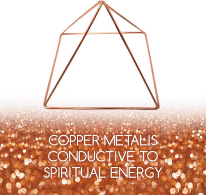 Solid Copper Giza Pyramid — 6"