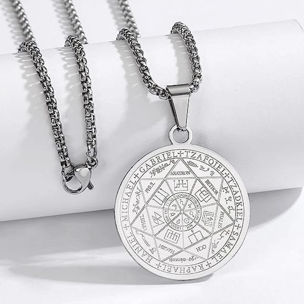 Seal of the 7 Archangels Pendant — Spiritual Talisman for Divine Protection & Higher Guidance